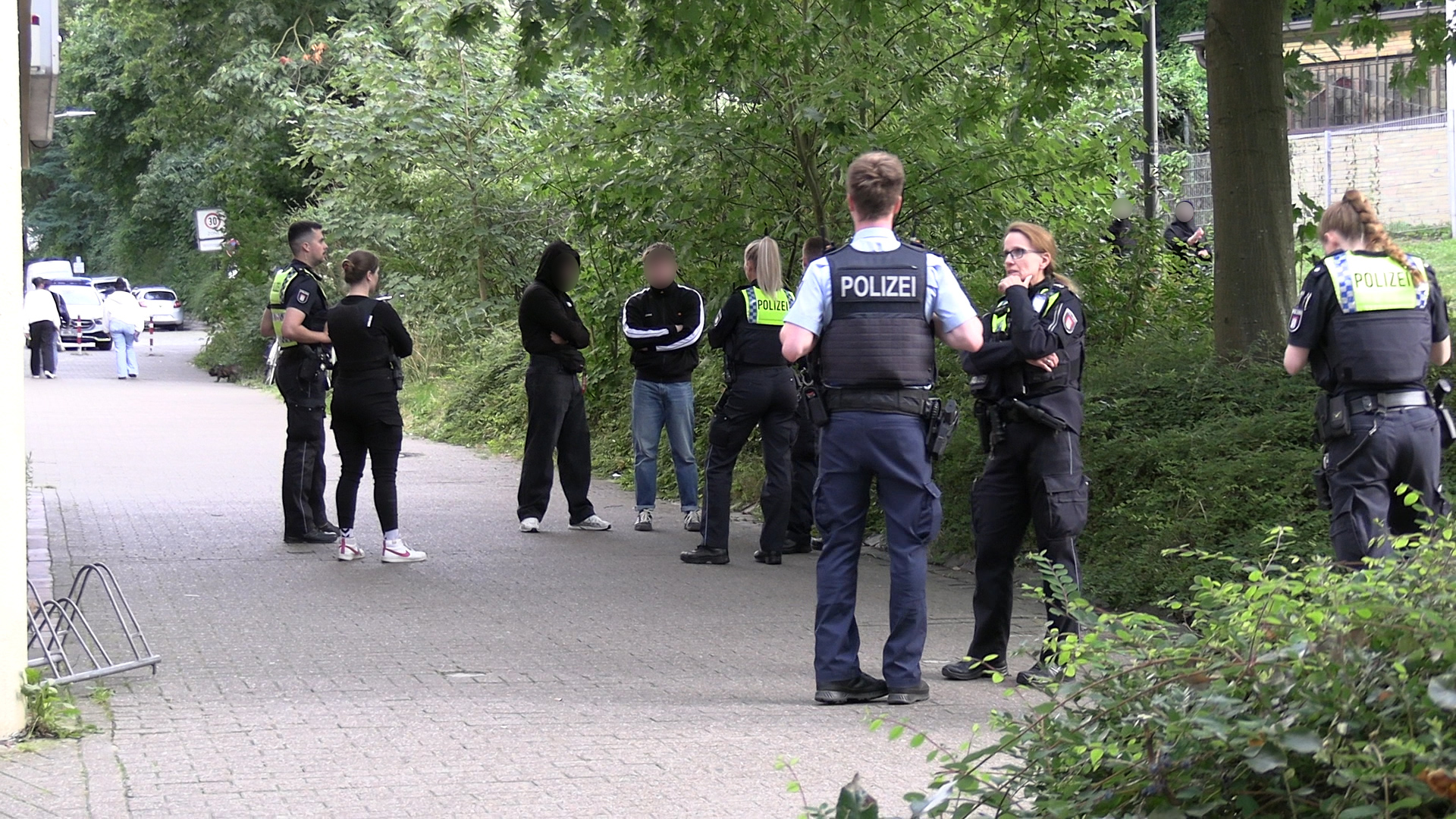 Die Polizei konnte schnell die Tatverdächtigen ausfindig machen.