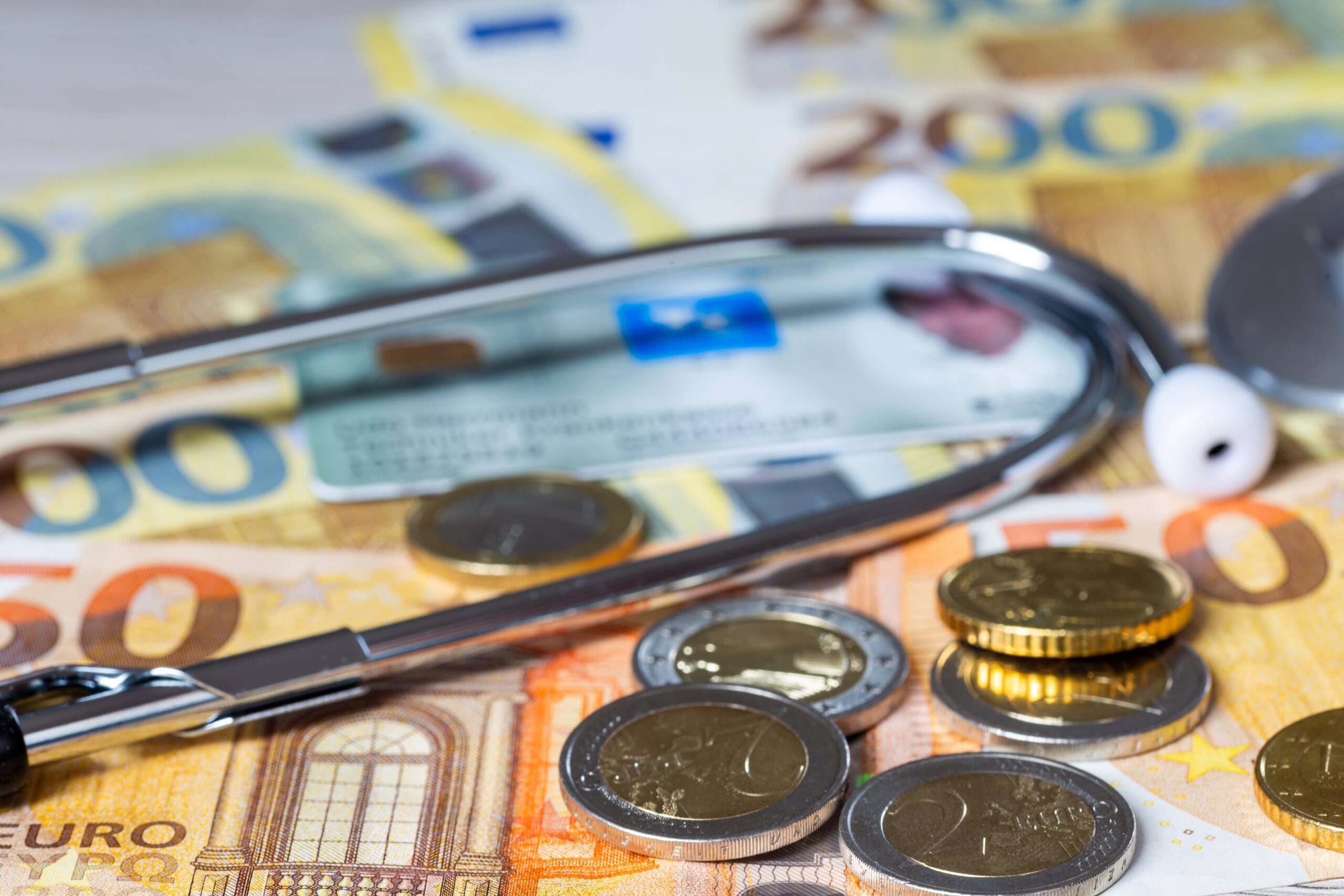 Krankenkasse. Geld