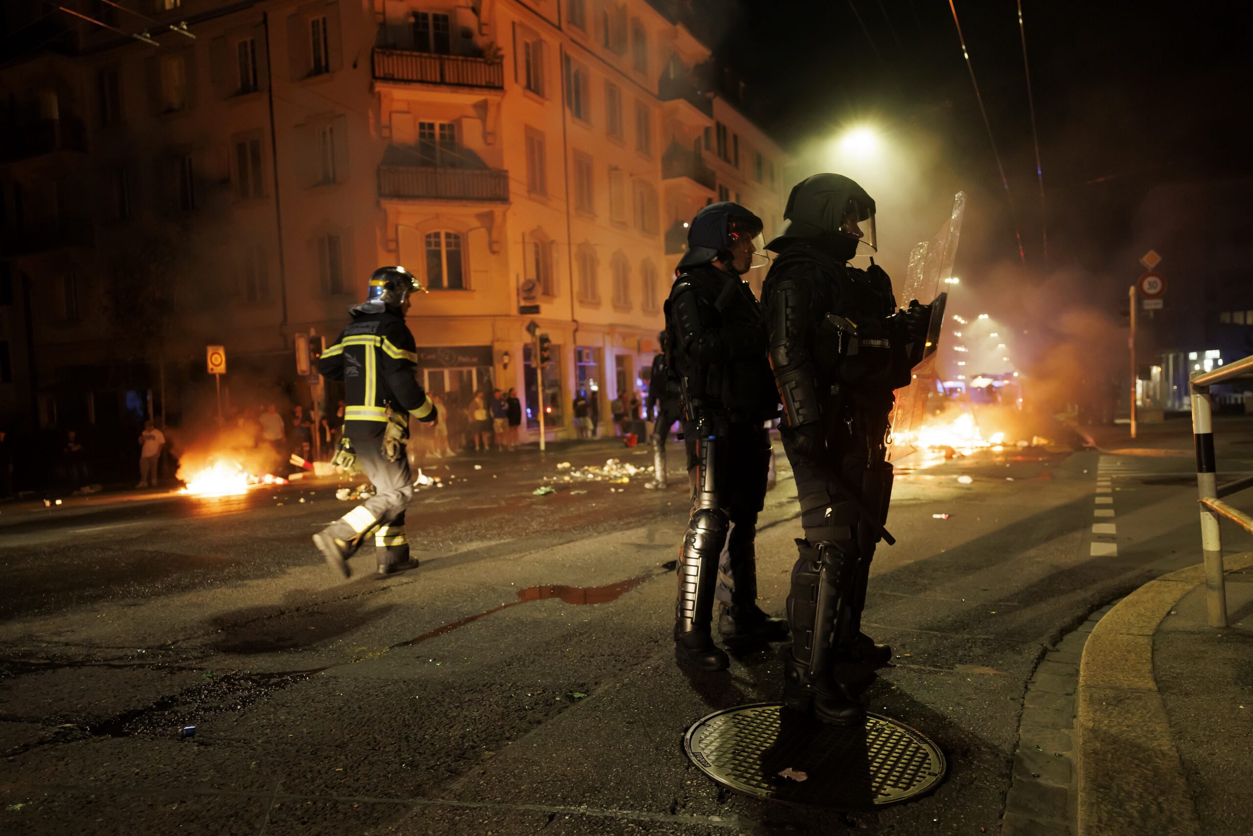 Randale in Lausanne