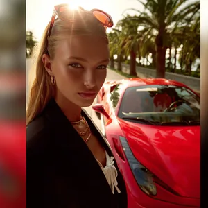 So stellt sich die KI unsere Protagonistin Leonie vor, wenn ihre Luxusträume erstmal in Erfüllung gegangen sind.