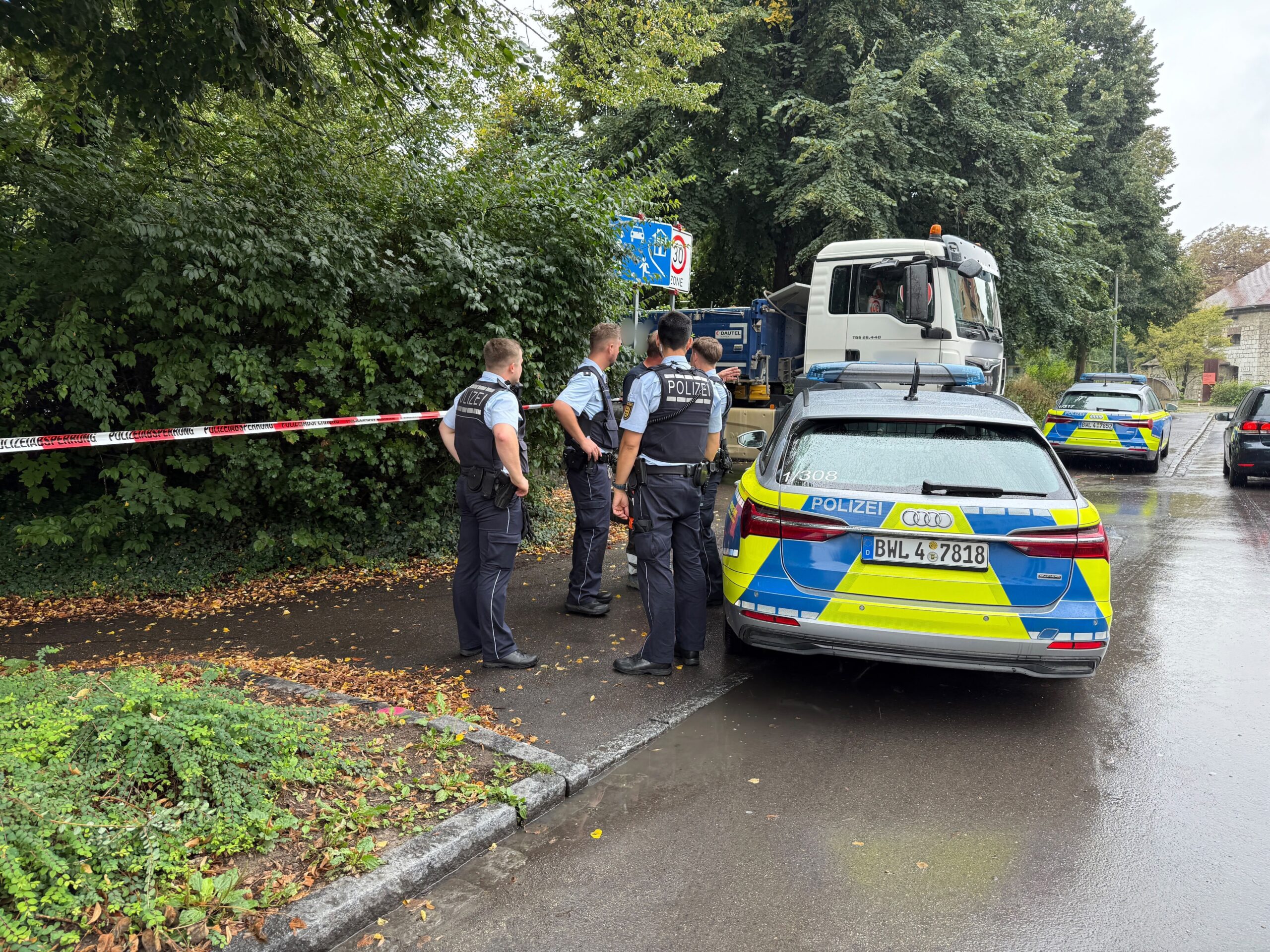 In Ulm hat die Polizei auf eine Person geschossen.
