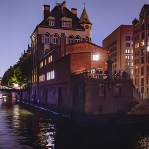 Die historische Speicherstadt.