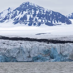 Gletscherzunge in Spitzbergen (Symbolbild).