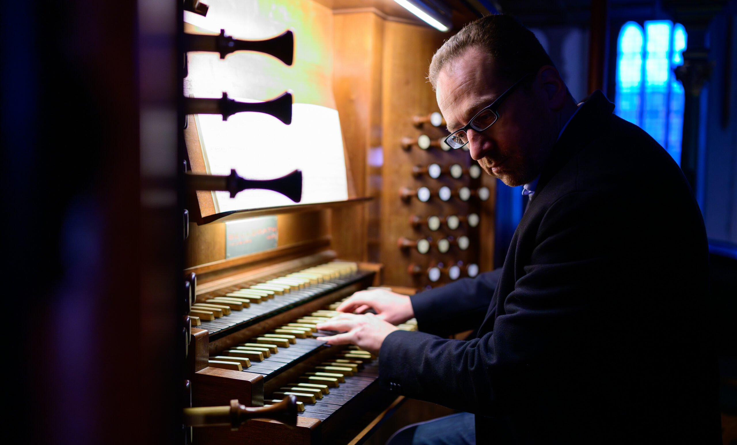 Organist Ulf Wellner