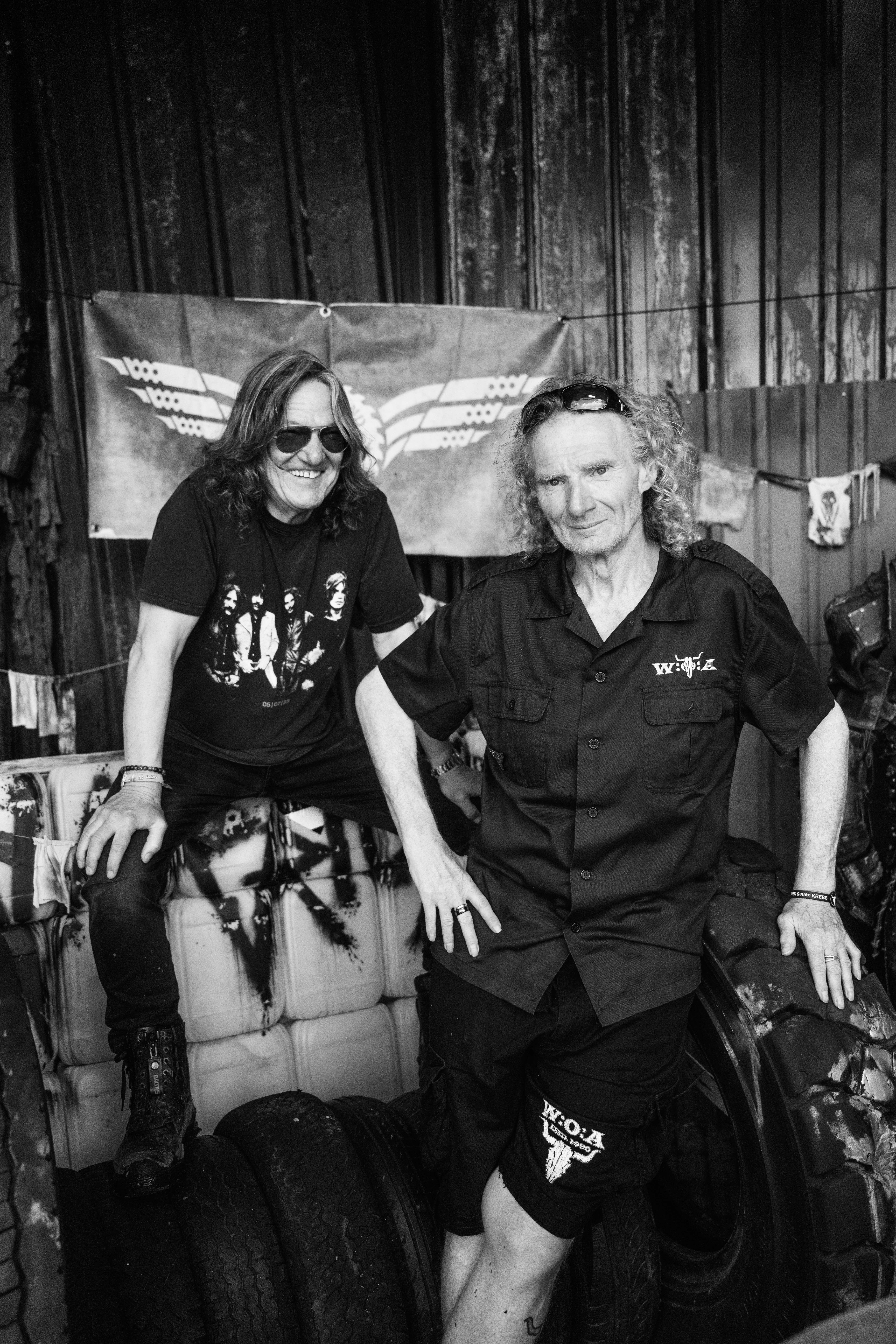 Wacken wurde von den beiden Jugendfreunden Holger Hübner (r.) und Thomas Jensen gegründet.