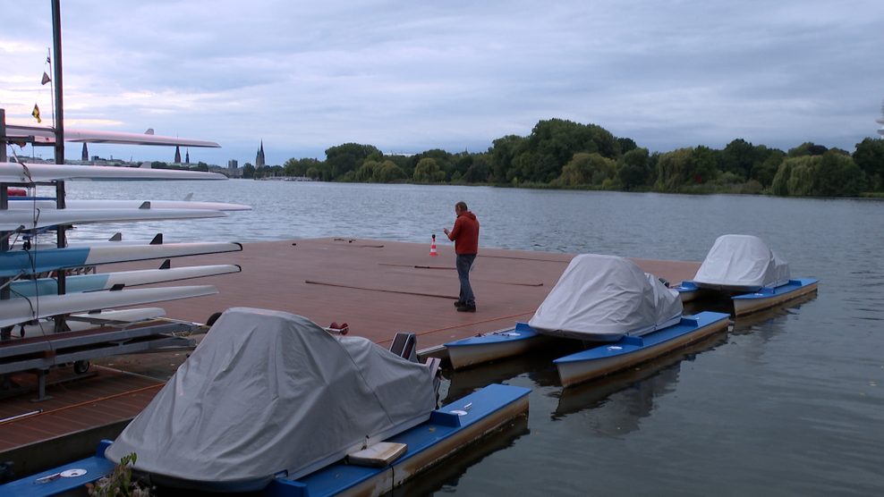Der Unglücksort an der Außenalster.