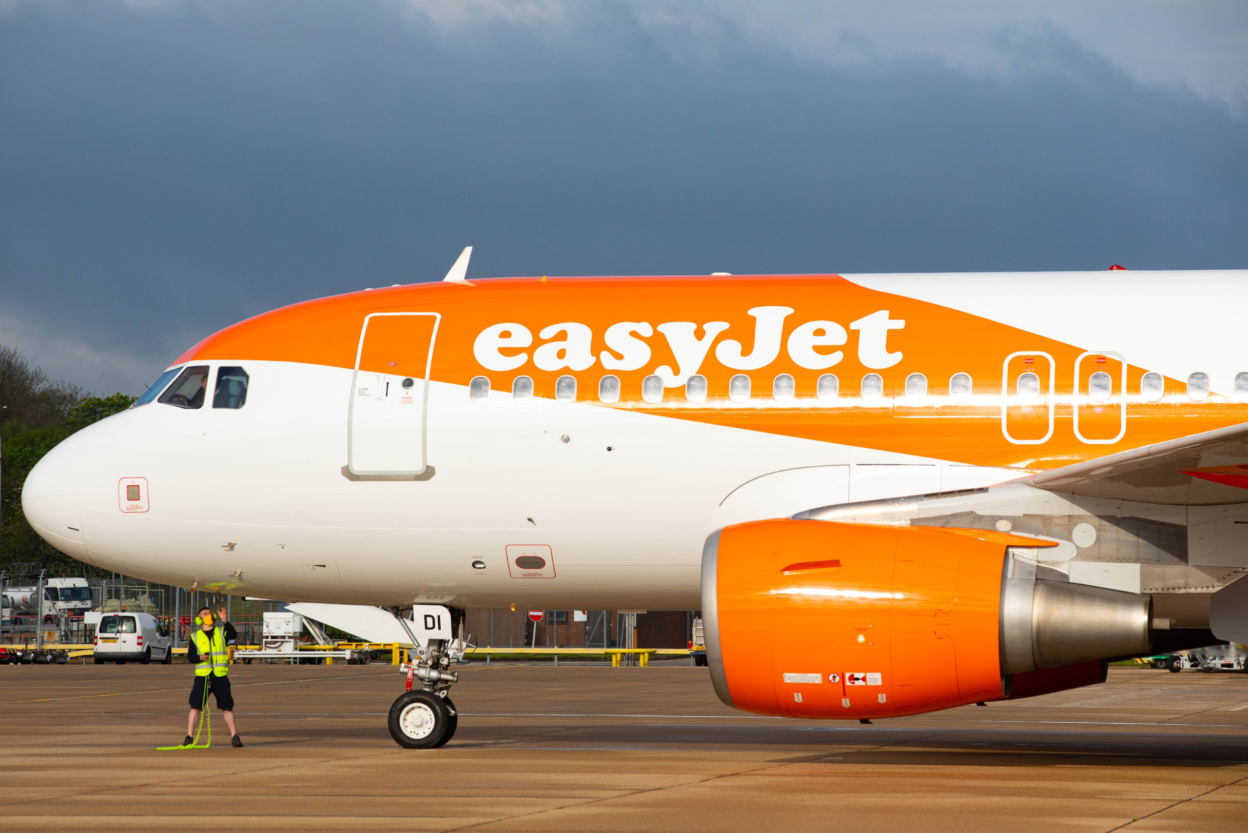 Maschine der Fluggesellschaft Easyjet