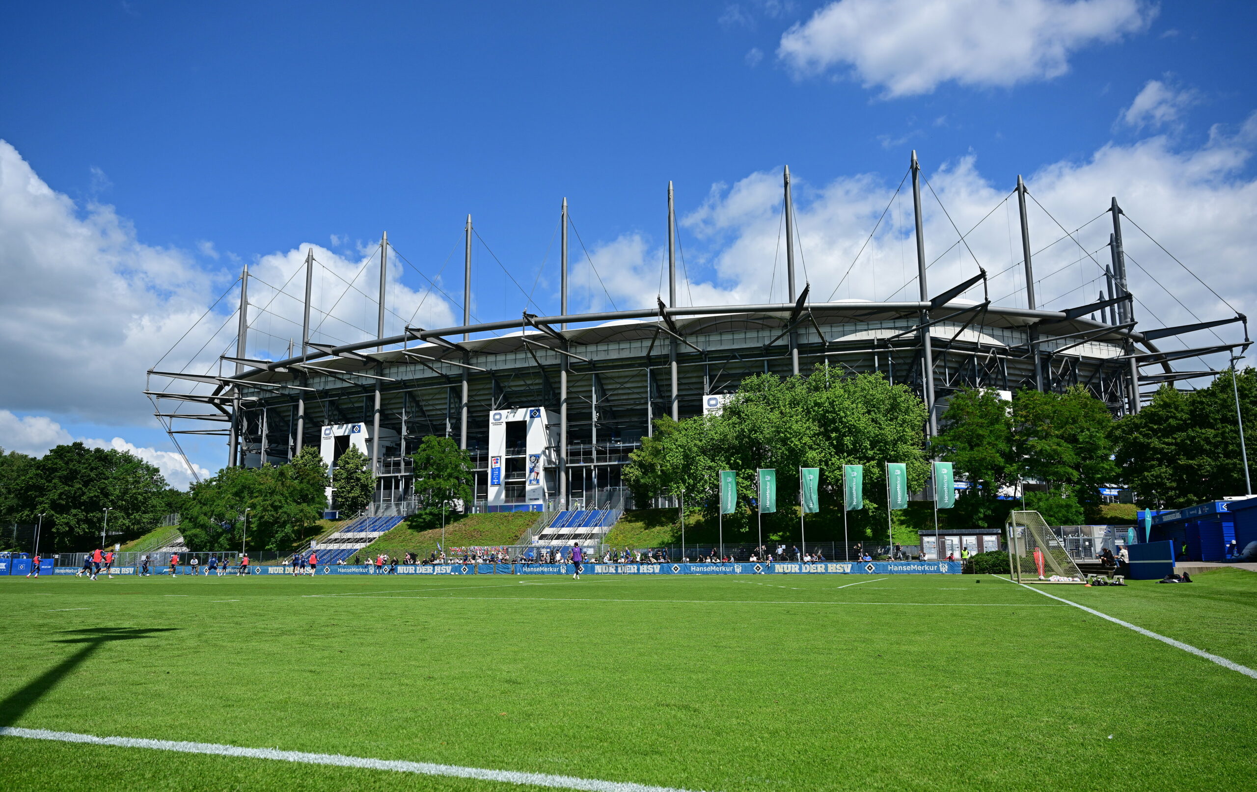 Das HSV-Trainingsgelände im Volkspark