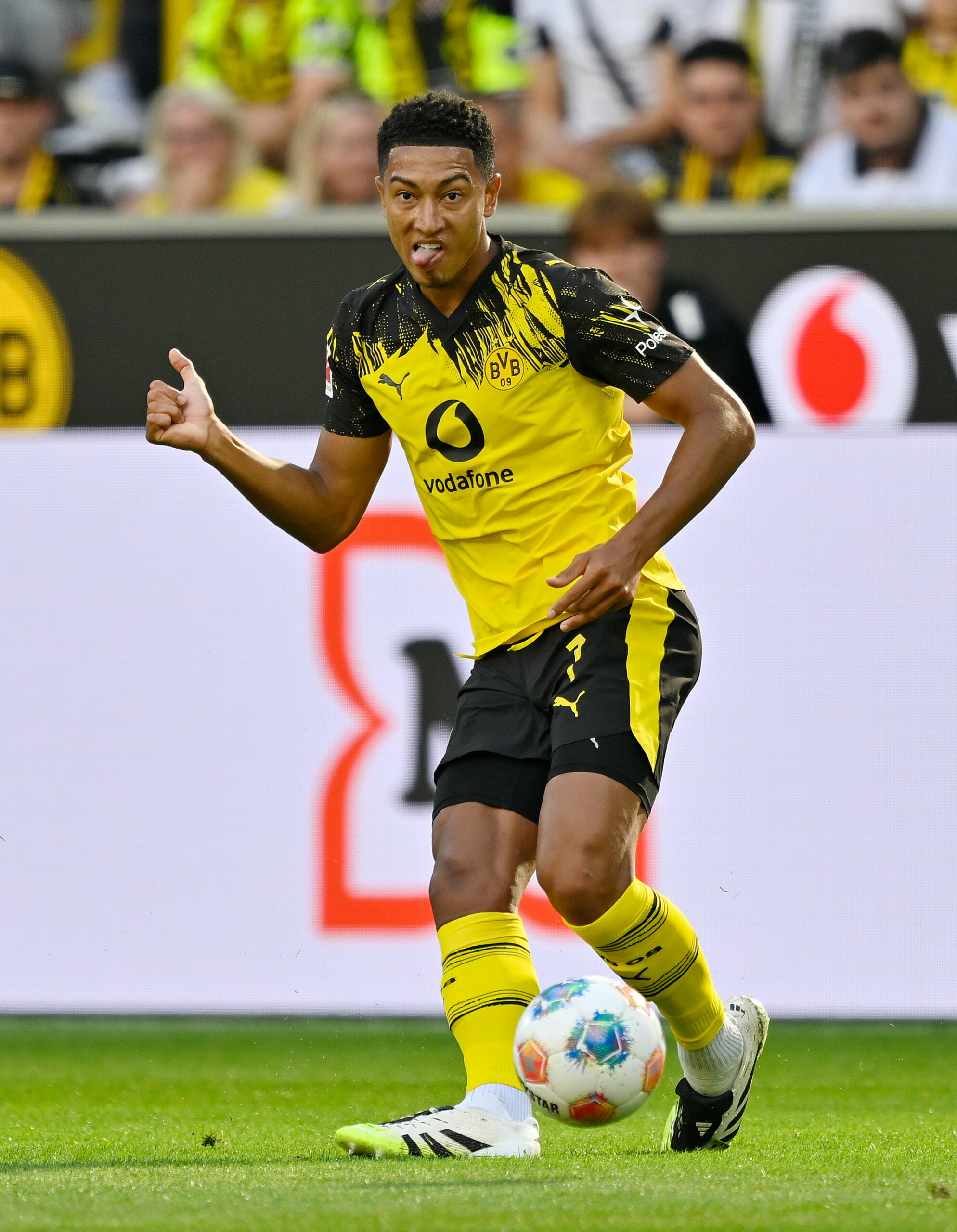 Jobe Bellingham in einem Testspiel von Borussia Dortmund
