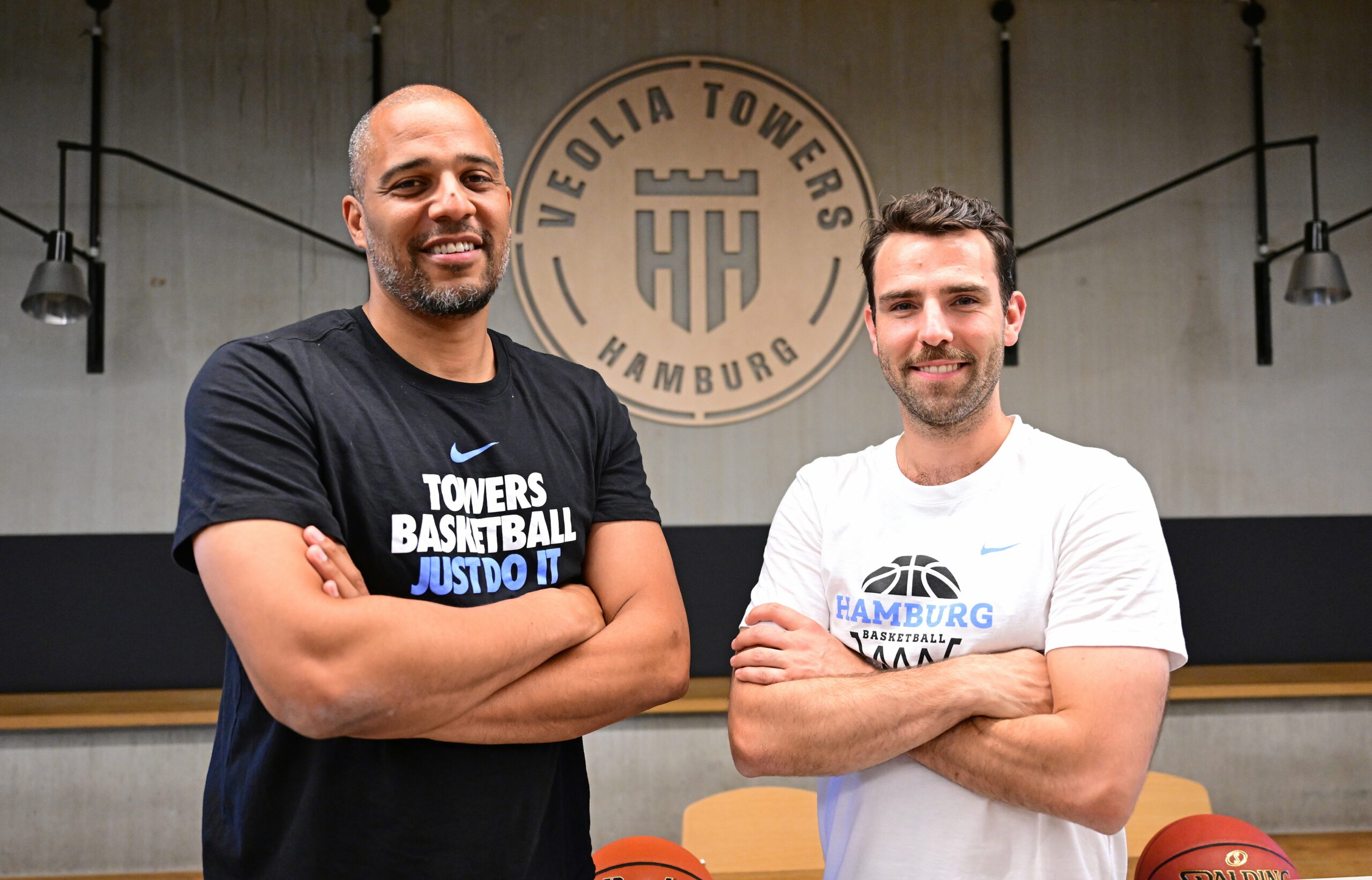 Towers-Boss Marvin Willoughby und Trainer Benka Barloschky