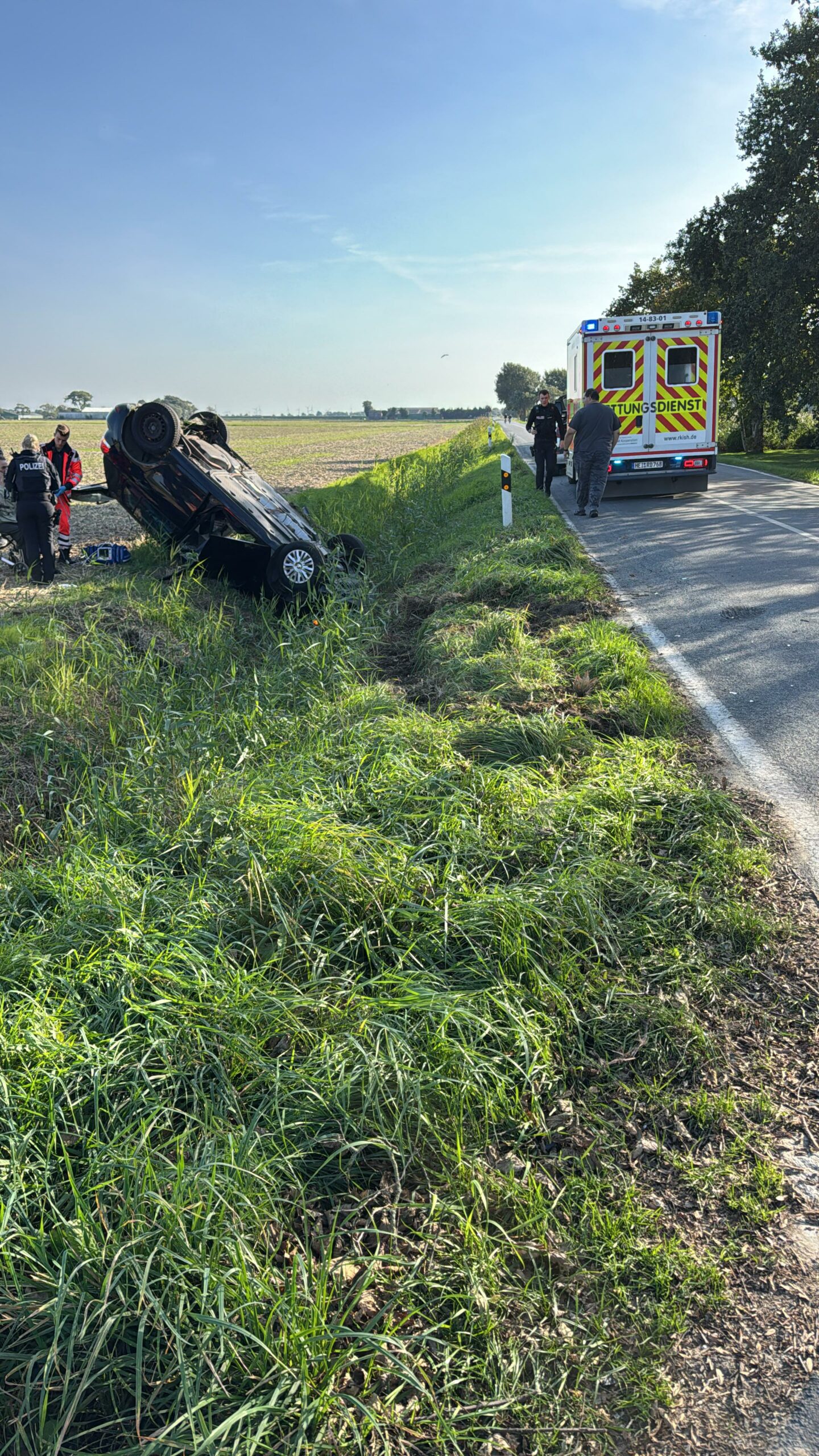 VW Golf Unfall Nordermeldorf