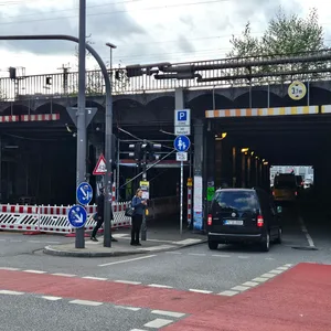 Der Lessingtunnel ist seit Anfang September nur noch einspurig befahrbar.