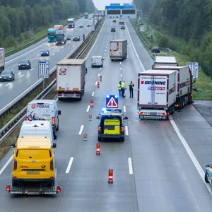 Unfall auf A1 bei Dibbersen – zwei erletzte und Stau