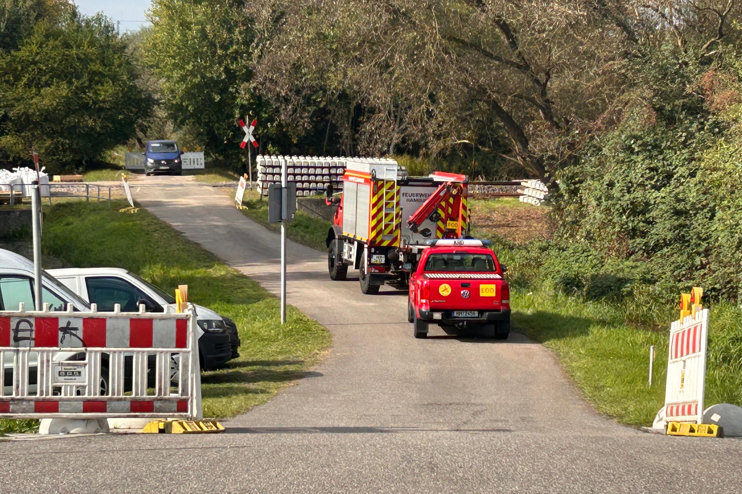 Bombenfund in Hafennähe – Kampfmittelräumdienst im Einsatz