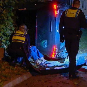 Farmsen-Berne überschlag unfall auto