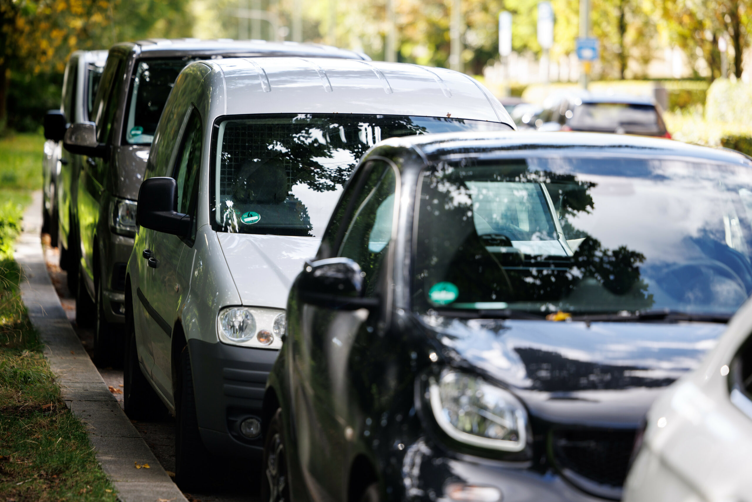 Geparkte Autos
