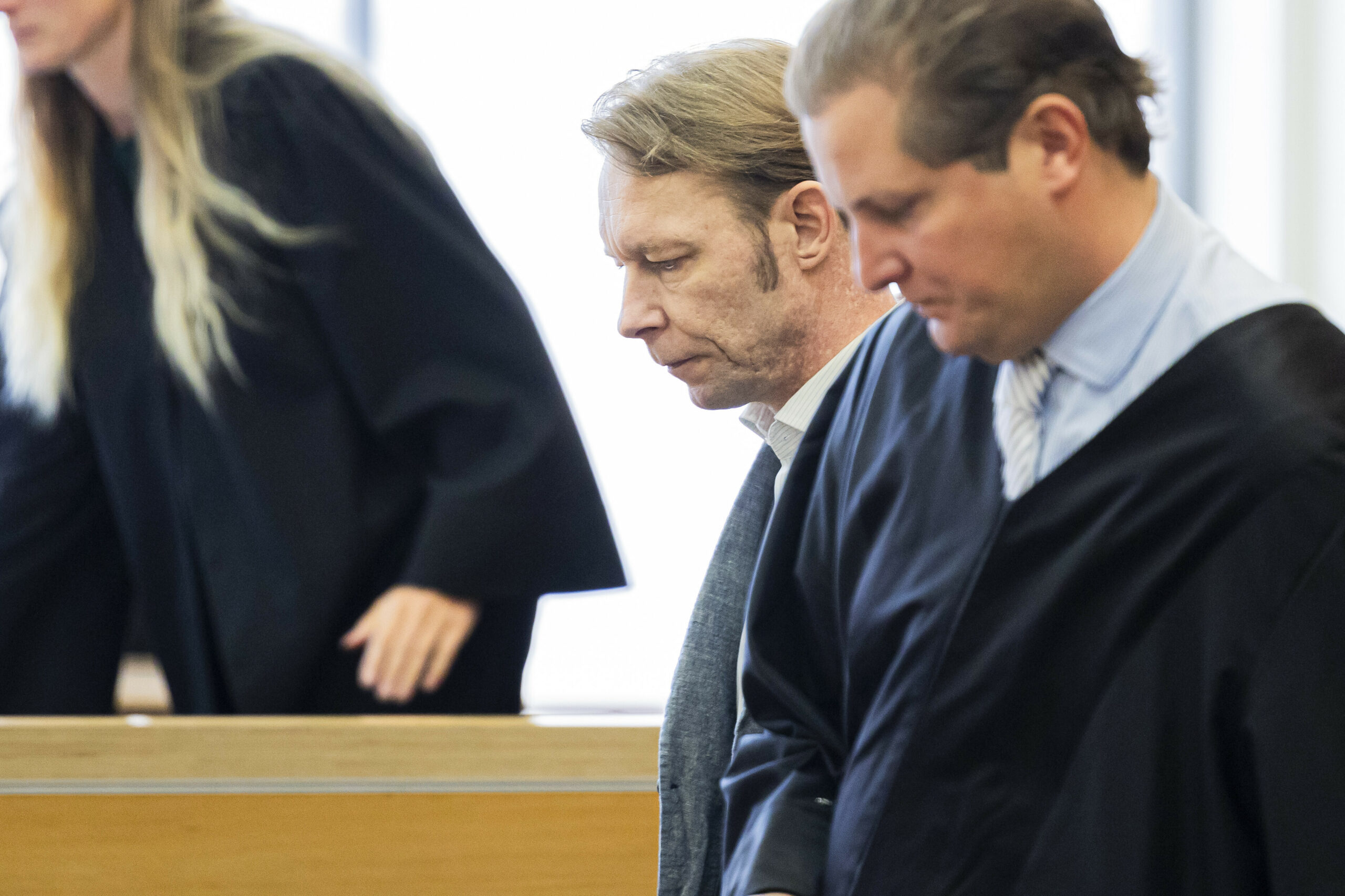 Christian B. mit seinem Verteidiger vor Gericht