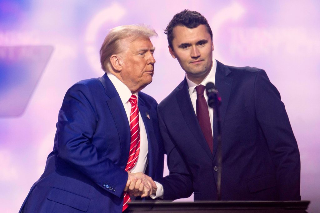 Charlie Kirk und US-Präsident Donald Trump