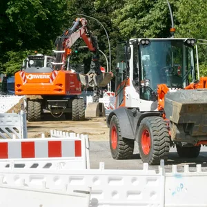 Seit Anfang Juni wird auf der Elbchaussee in Ottensen gebaut.