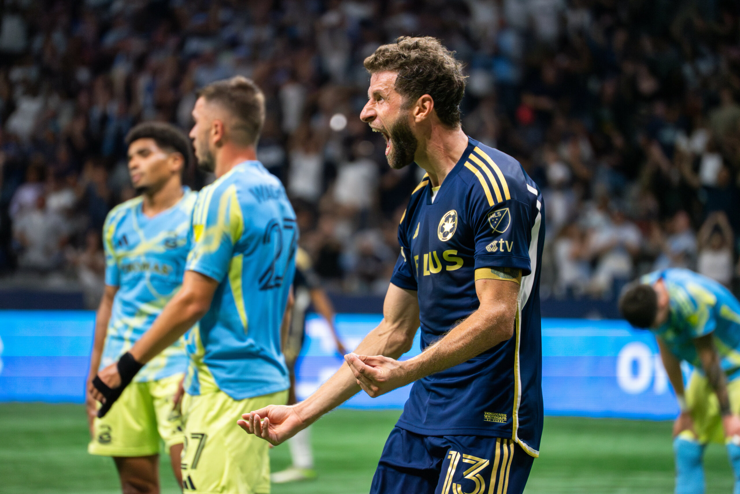 Thomas Müller jubelt für Vancouver