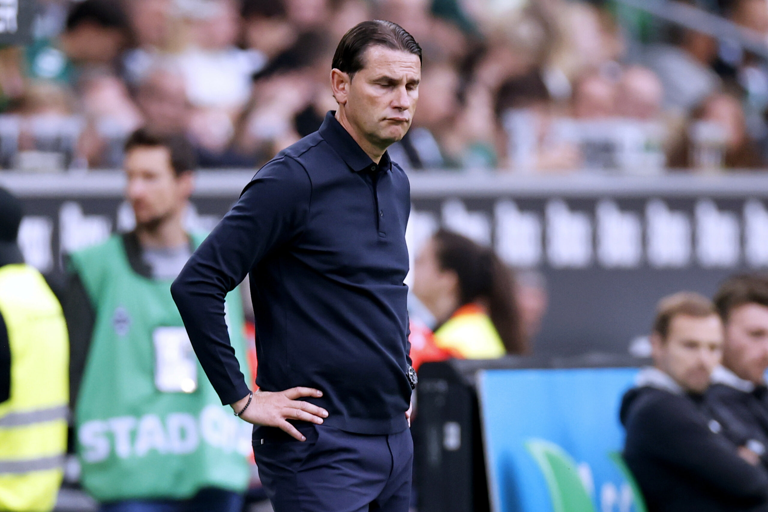 Gerardo Seoane während des Spiels gegen Werder Bremen