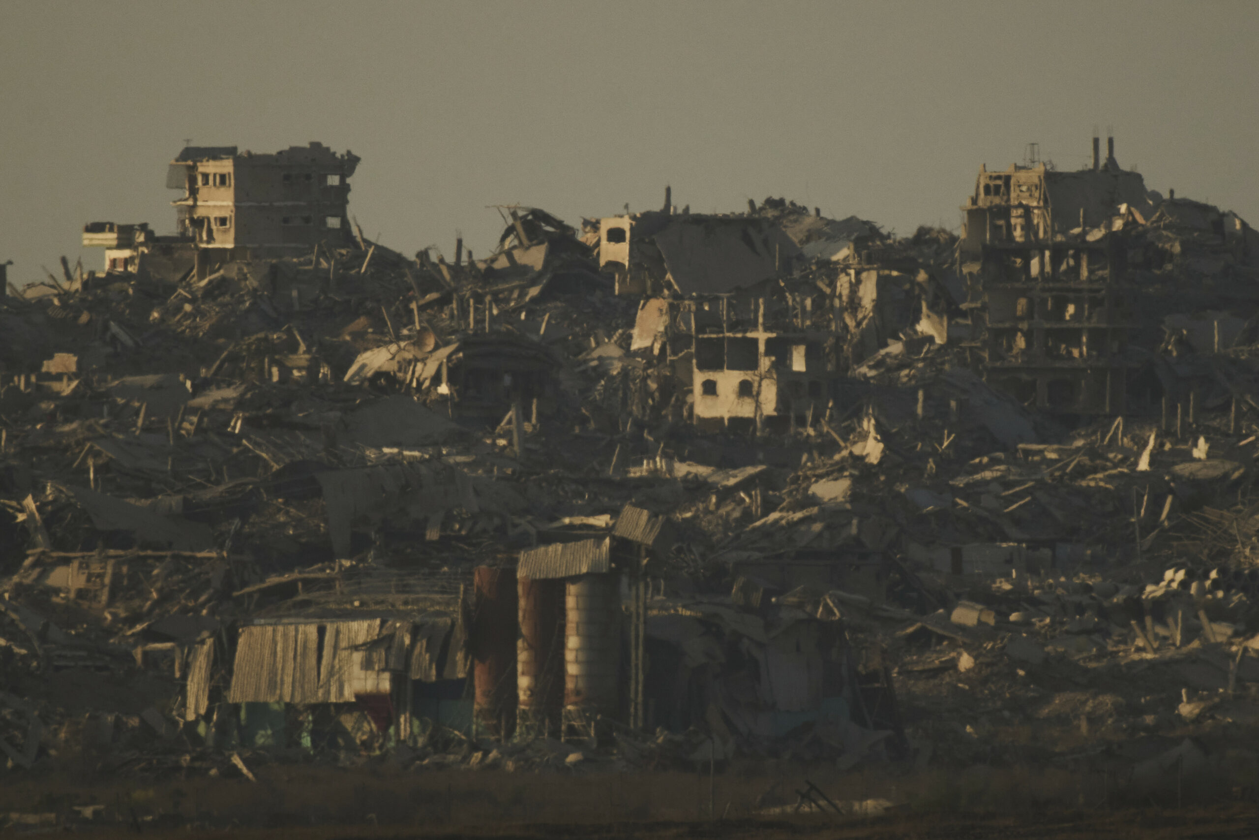 Zerstörte Gebäude in Gaza.