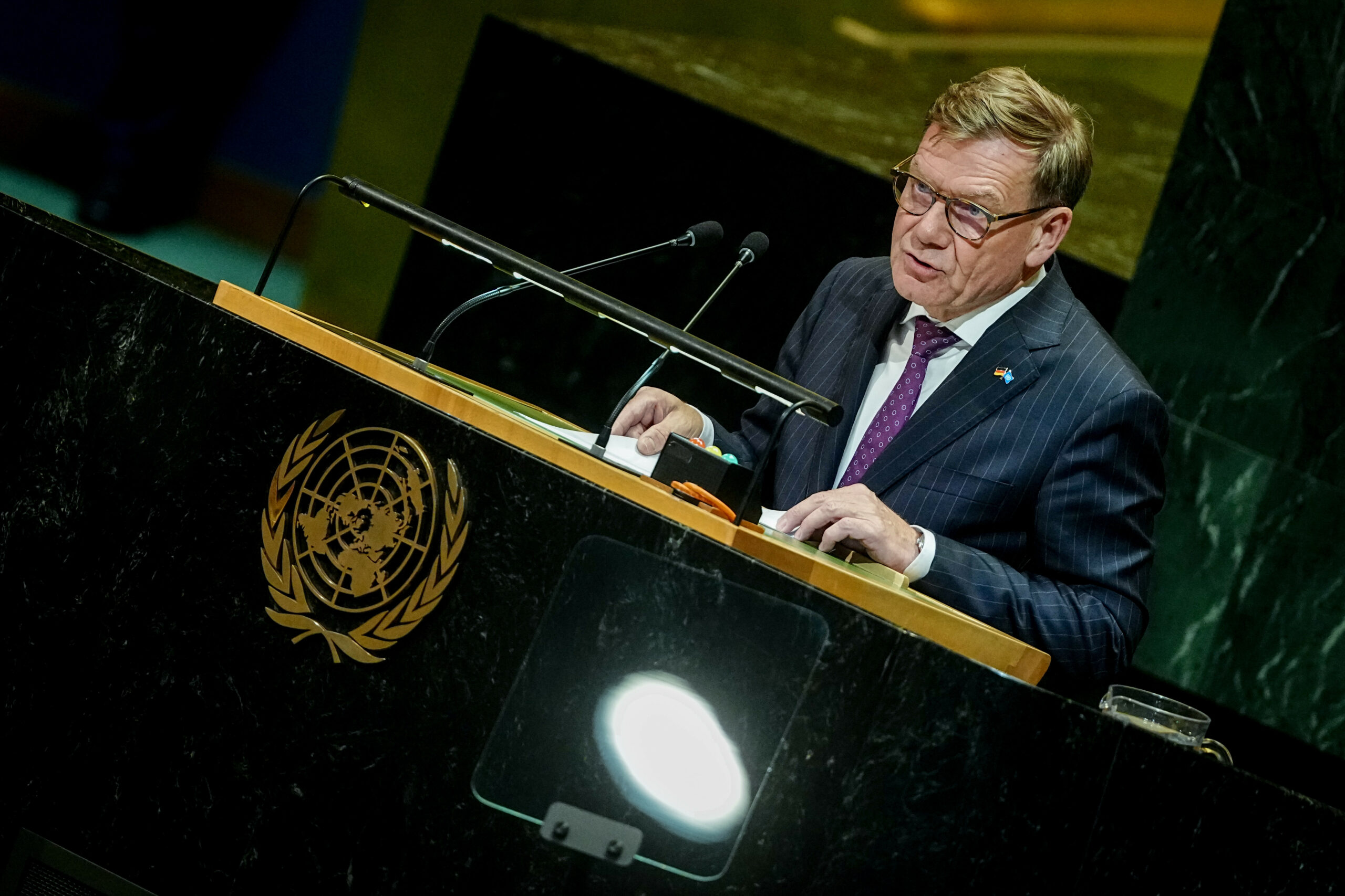 Außenminister Wadephul bei seiner ersten Rede vor der UN-Vollversammlung.