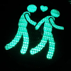 Ein gleichgeschlechtliches Ampelpärchen.