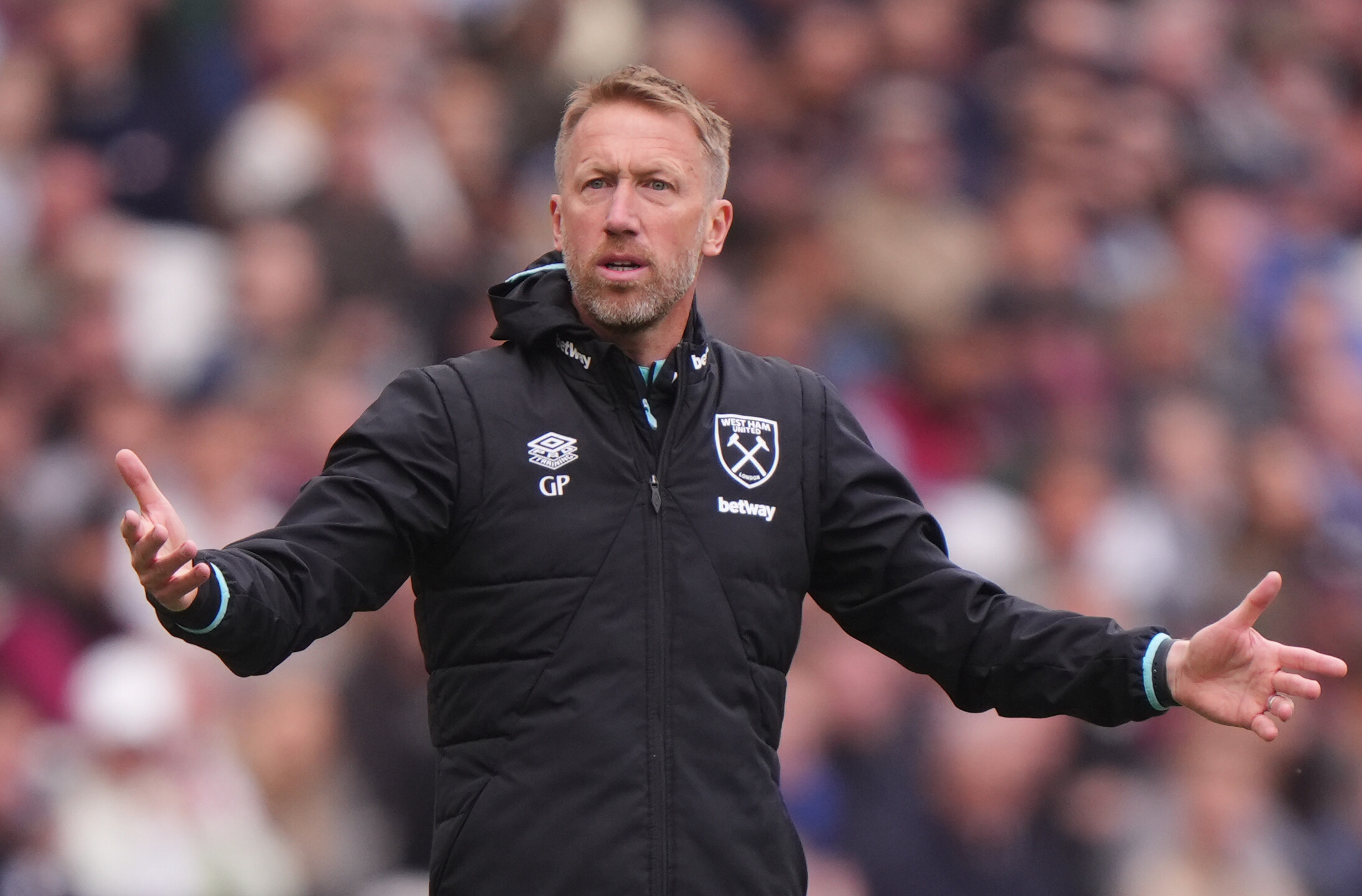 Graham Potter wurde als Trainer von West Ham United entlassen