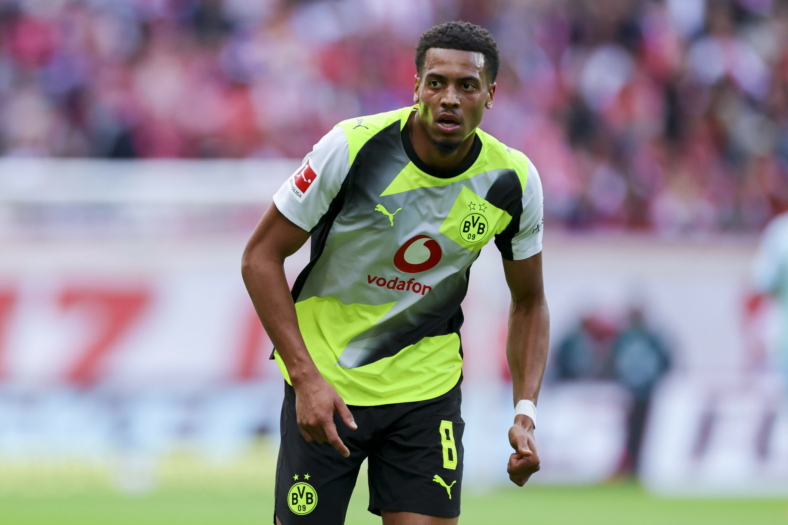 Felix Nmecha im Spiel gegen den 1. FSV Mainz 05