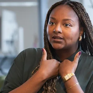 Ist seit vergangenem Jahr auch stellvertretende Ministerpräsidentin Schleswig-Holsteins : Aminata Touré.