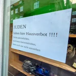 Flensburg Juden haben Hausverbot Plakat