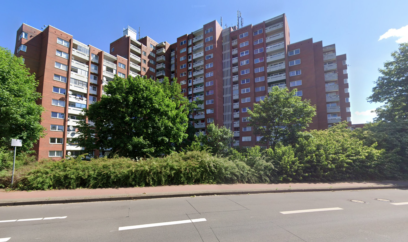 Hochhauskomplex an der Theodor-Heuss-Straße