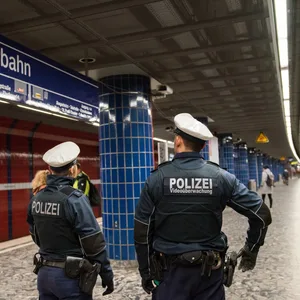 Eine Streife der Bundespolizei am S-Bahnhof Reeperbahn (Symbolbild).