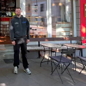 David Hermann vom „Café Ole“ in Hamburg-Ottensen.