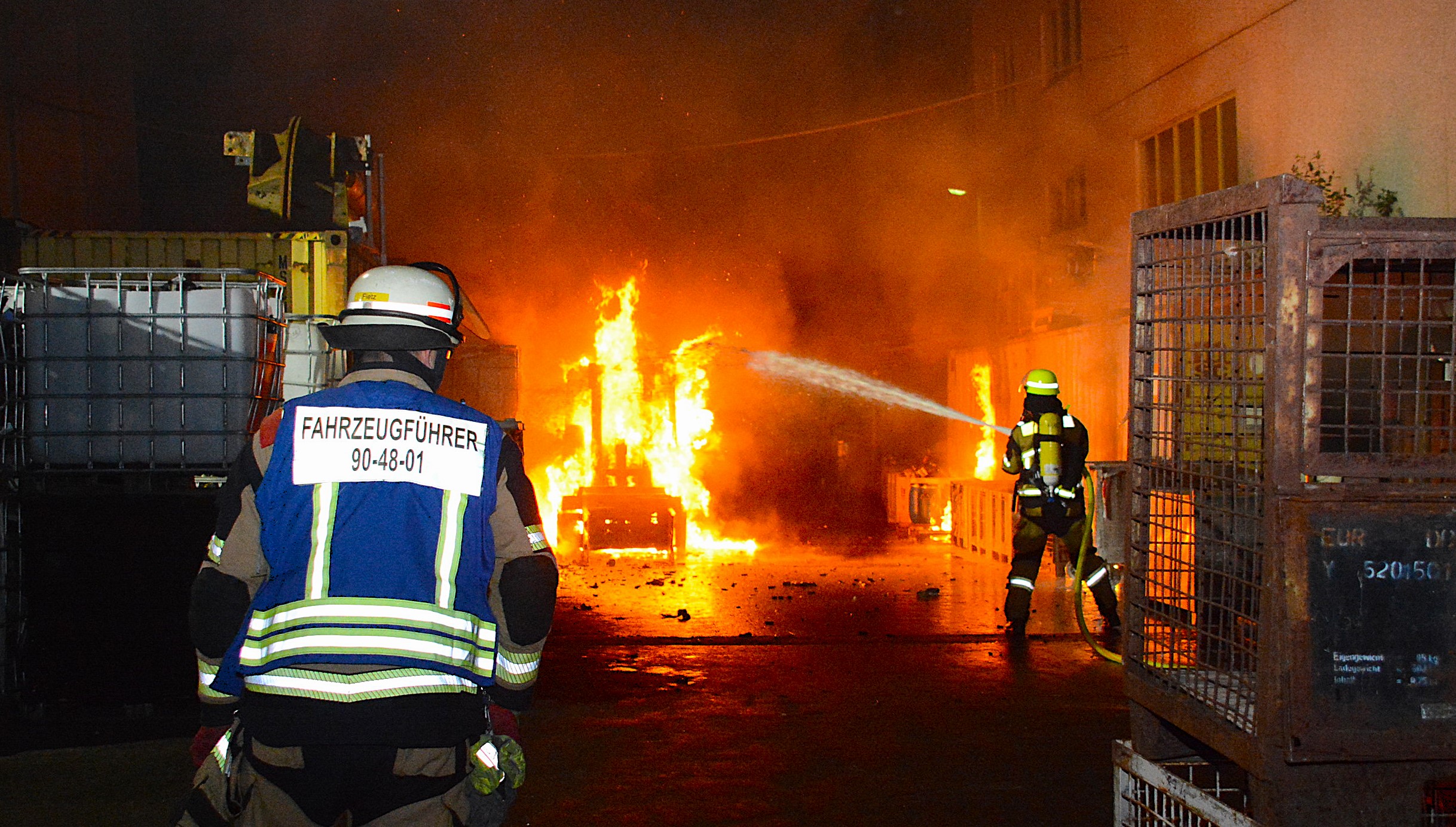 Feuer Recyclinghof