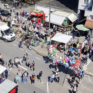 Das Eimsbütteler 750-Jahr-Fest kann nicht auf der Osterstraße stattfinden. (Archiv)