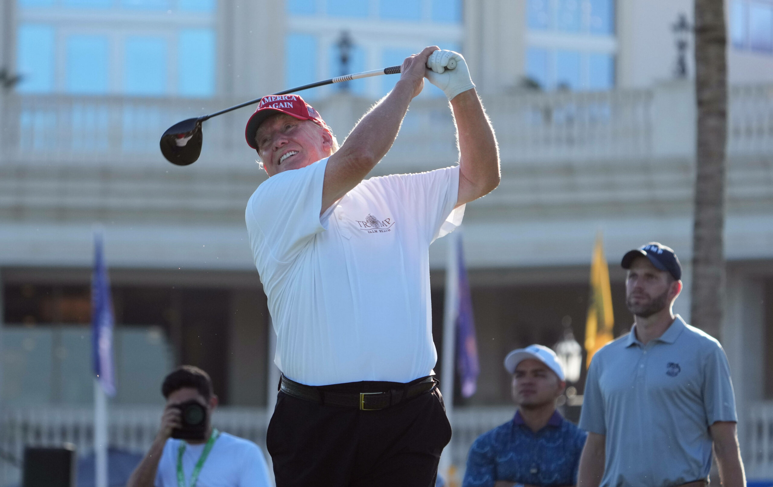 Donald Trump spielt Golf