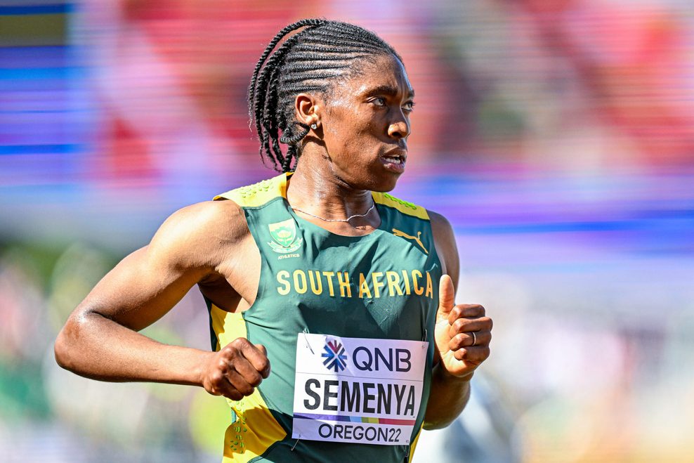 Caster Semenya im Wettbewerb.