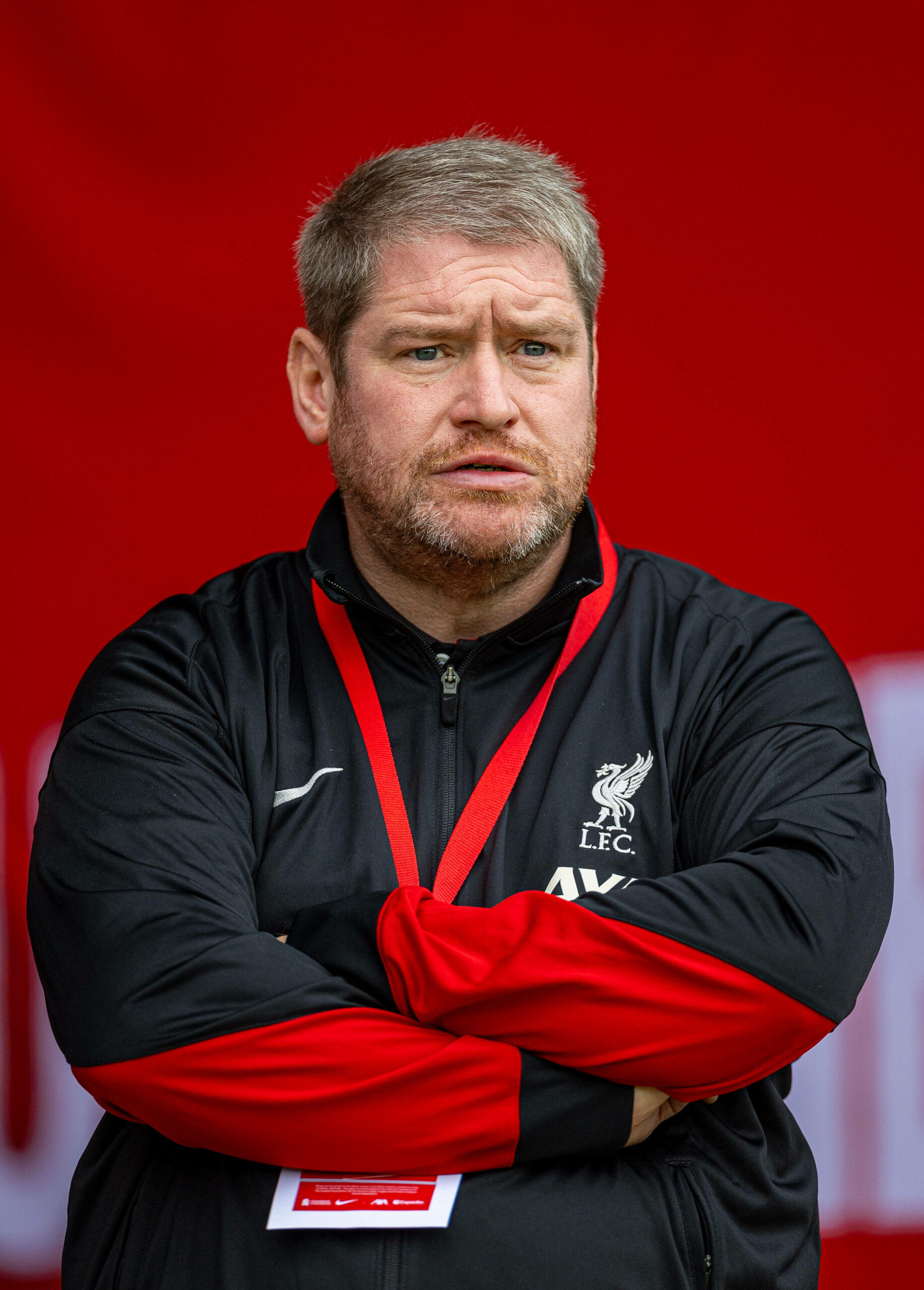 Matt Beard im Liverpool Trainingsanzug.
