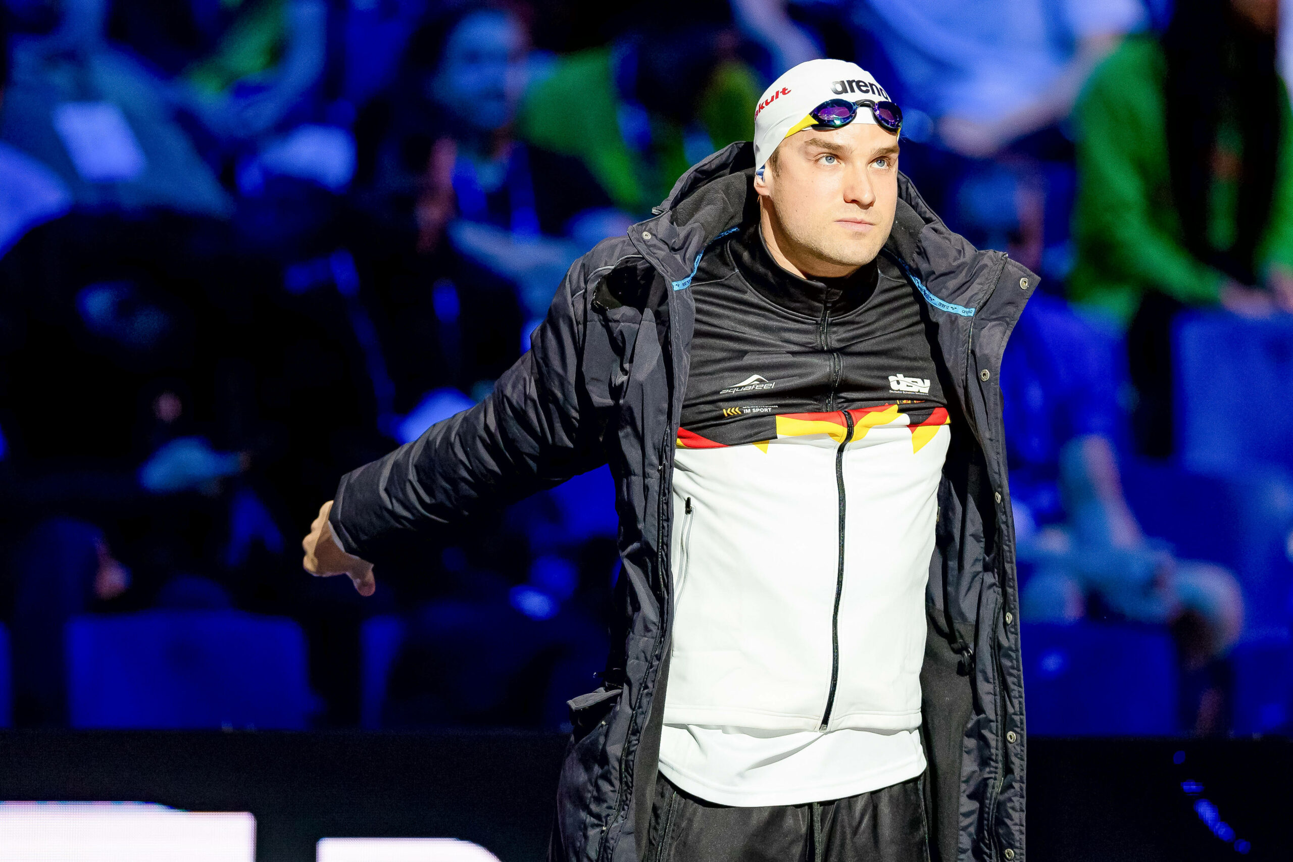 Der deutsche Schwimmer Marius Kusch