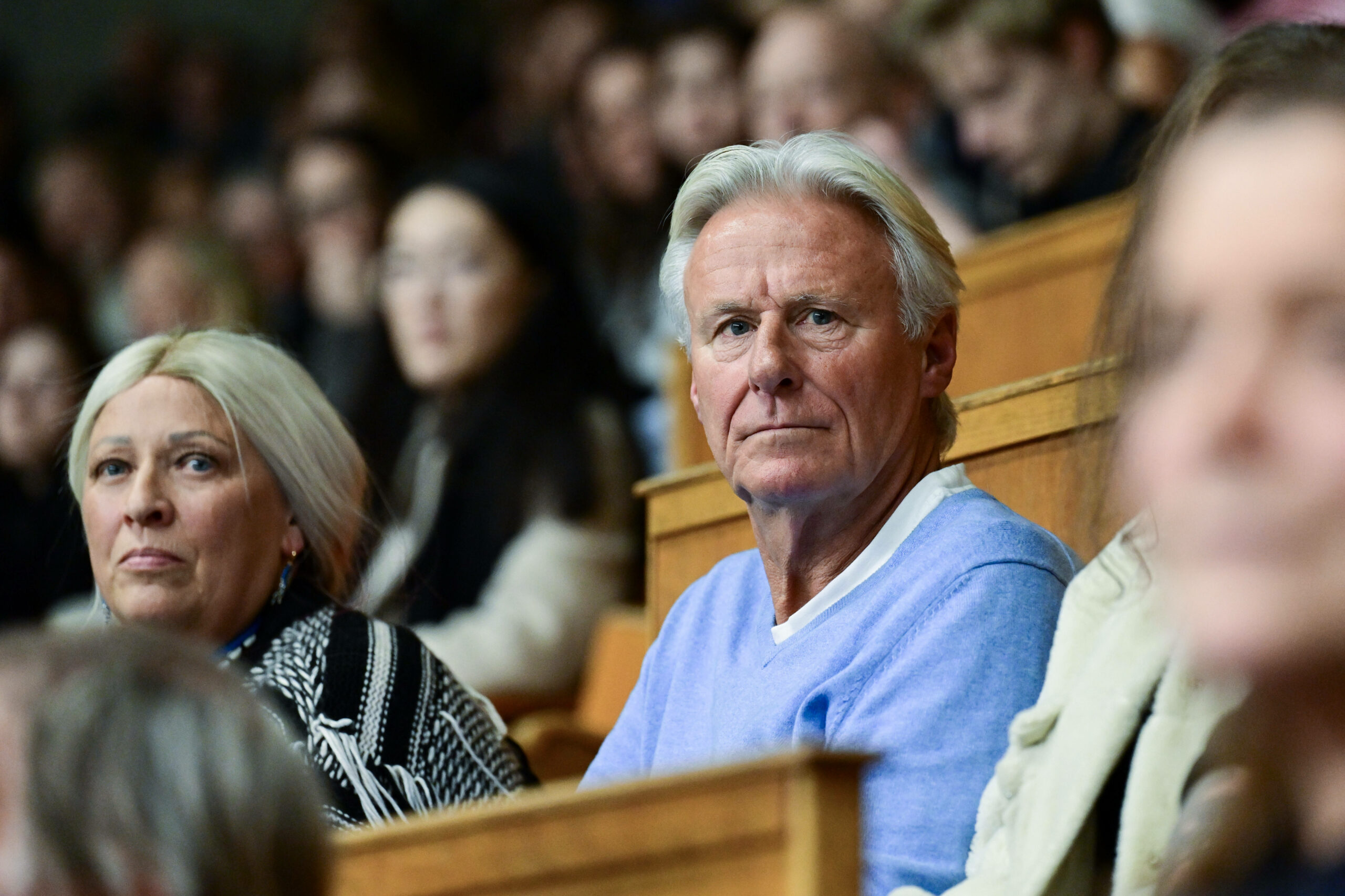 Björn Borg blickt ernst