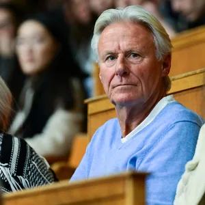 Björn Borg blickt ernst