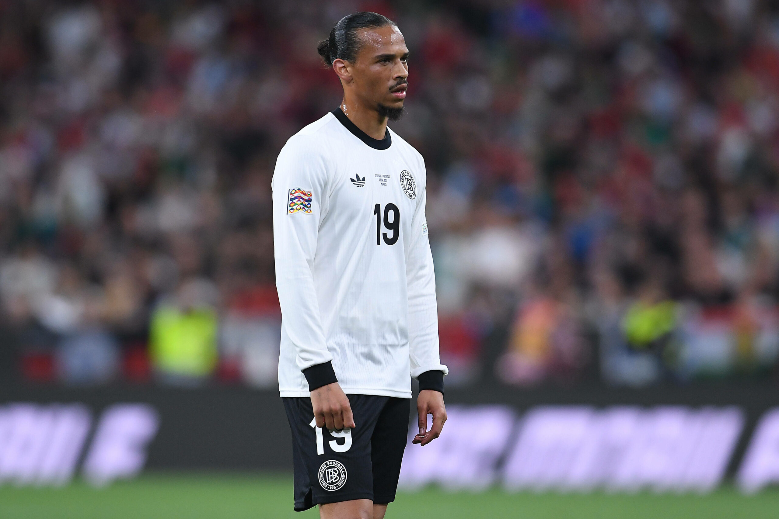 Leroy Sané im Trikot der deutschen Nationalmannschaft