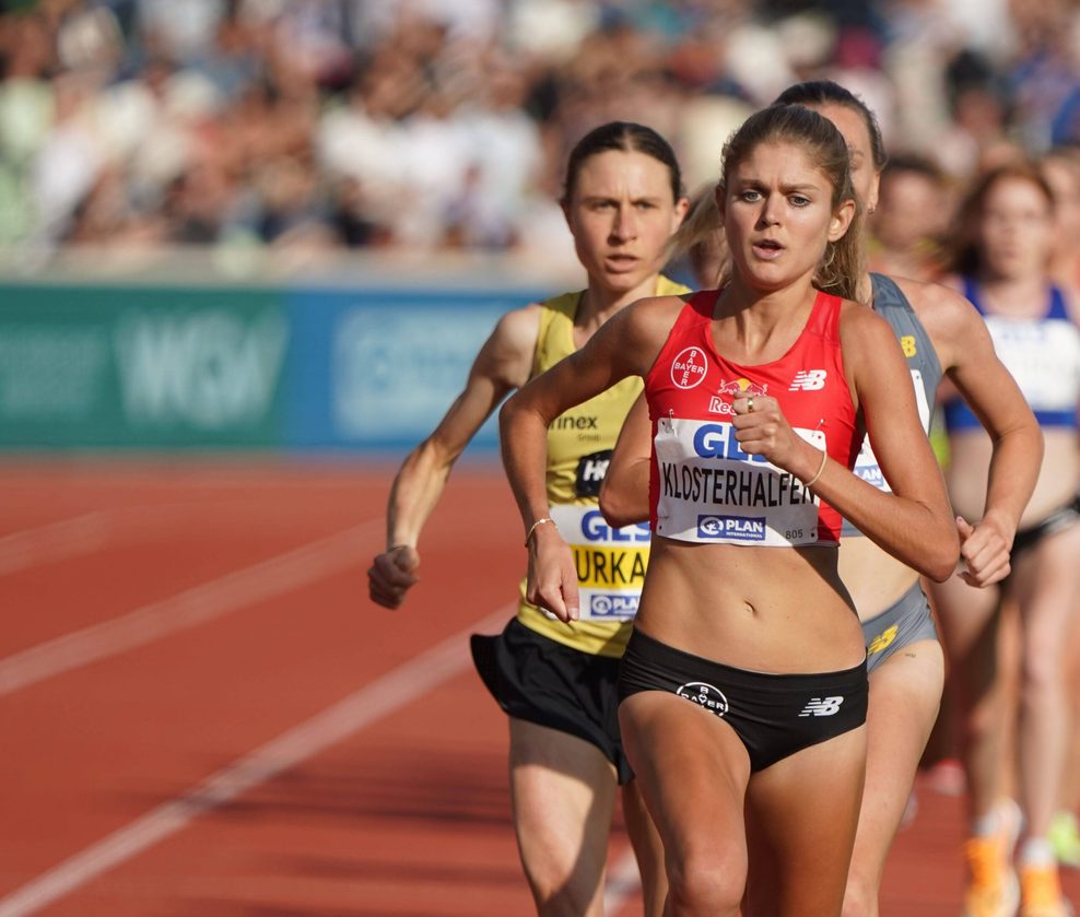 Konstanze Klosterhalfen beim Rennen