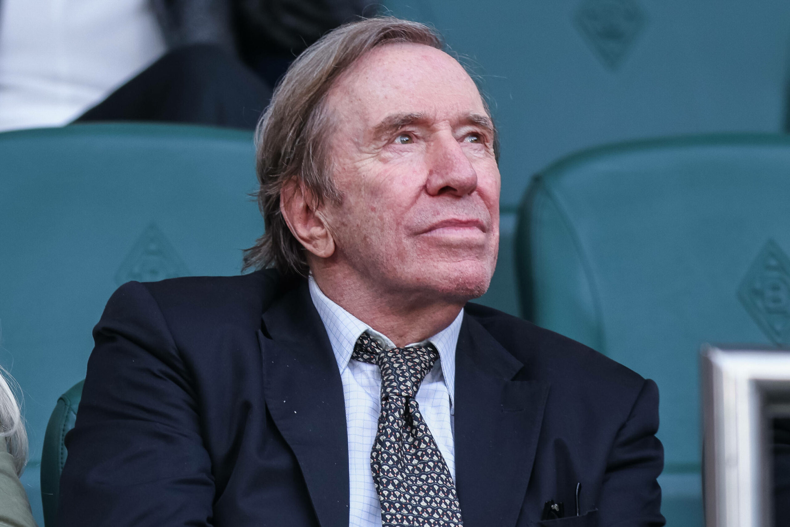 Günter Netzer im Gladbacher Publikum.