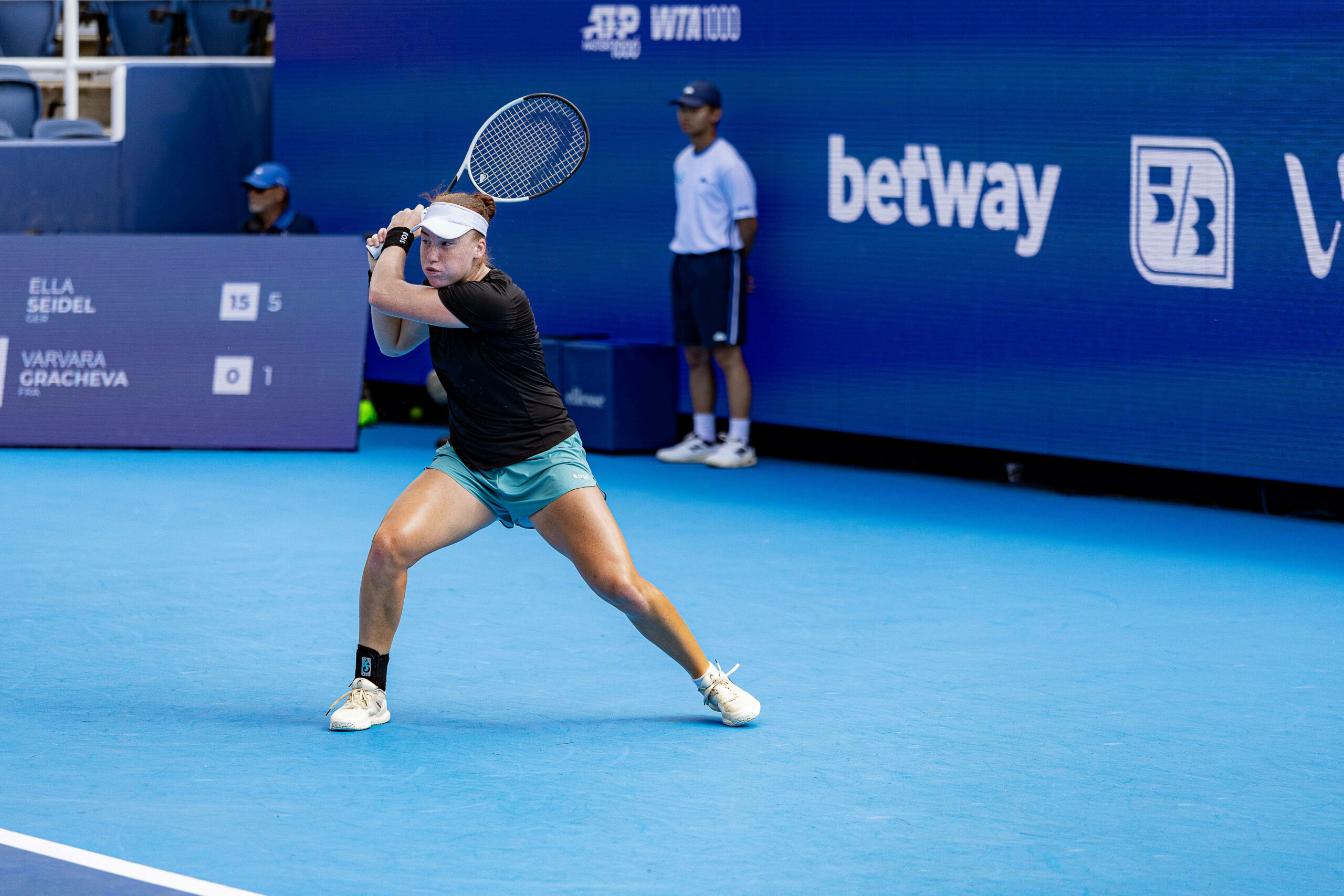 Tennis: Ella Seidel (Deutschland) im Achtelfinale des Turniers von Cincinnati 2025