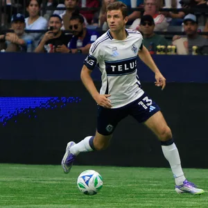 Thomas Müller (Vancouver Whitecaps) im MLS-Spiel gegen Houston Dynamo im BC Place in Vancouver
