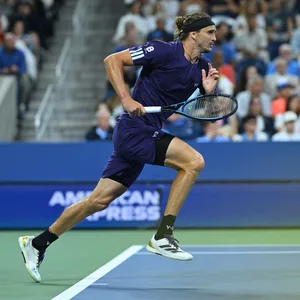 Alexander Zverev während seines Drittrunden-Matches bei den US Open in New York
