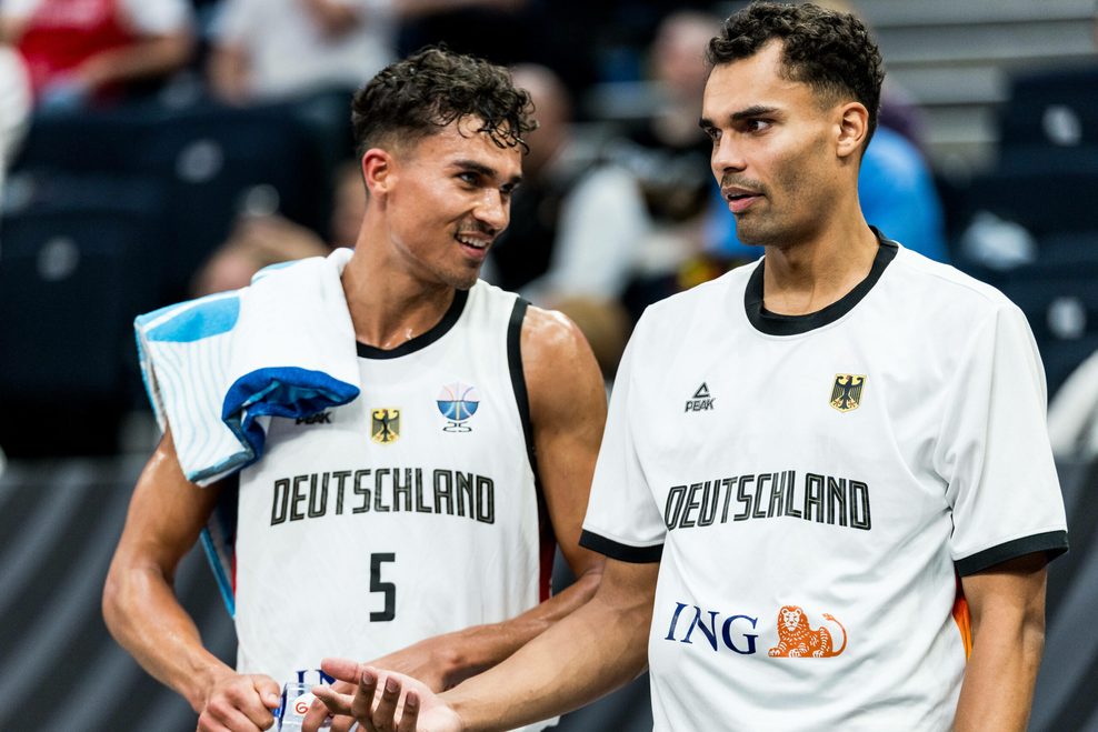 Tristan und Oscar da Silva im Trikot des DBB